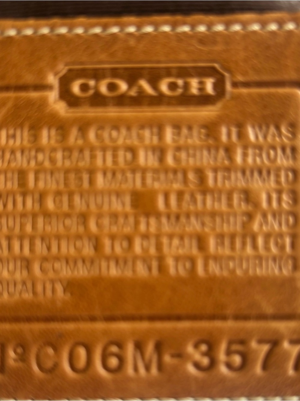 Coach Signature Soho Duffel (style number 3574 or 3577) - Picture 3 of 10